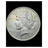 1923 P VERY FINE SILVER PEACE DOLLAR
