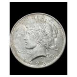1923 P UNC SILVER PEACE DOLLAR