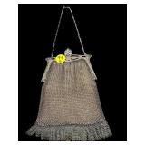 WHITING & DAVIS SILVER MESH PURSE