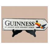 CAST IRON GUINNESS ADVERTISING SIGN