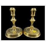 PR OF VIRGINIA METALCRAFTERS BRASS CANDLESTICKS