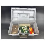 FISHING TACKLE BOX WITH FISHING LINE