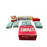 LOT OF OLD GILLETTE RAZORBLADE