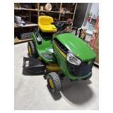 JOHN DEERE D105 RIDING LAWNMOWER