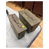 LOT OF 2 AMMO CANS