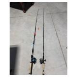 LOT OF 2 FISHING POLES