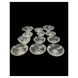LOT OF 11 CRYSTAL APRONETTS