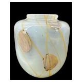 DEL MOTTO 1982 MURANO STYLE ART GLASS VASE
