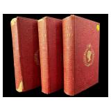 3 VOLUMES OF THE QUEENS OF ENGLAND EARLY BOOKS