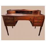 STATTON CHERRY TURNED LEG DESK