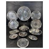 LARGE LOT OF SILVERPLATE
