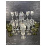 LARGE LOT OF MISC STEMWARE