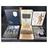 6 PC LOT CIVIL WAR, A NEW WORLD, HISTORIC BOOKS