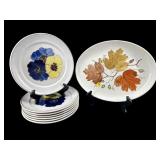 8 PC LOT STONEWARE CHINA