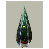 MURANO SOMMERSO ART GLASS MULTI COLOR FREE FORM