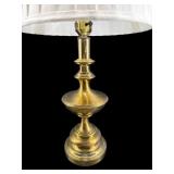 HEAVY CAST BRASS TABLE LAMP