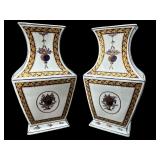2 LOWESTOFT CREATED BY MOTTAHEDEH HAND PAINTED