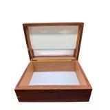 CHERRY WOODEN HUMIDOR BOX