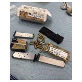 LOT OF 45 ACP AMMO AND MAGAZINES