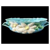 ROSEVILLE POTTERY CLEMATIS 2 HANDLE CONSOLE BOWL