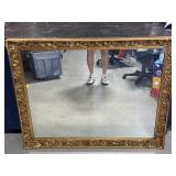 LARGE GOLD LEAF PAINTED MIRROR