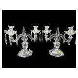 PR CRYSTAL PRISM CANDLEHOLDERS