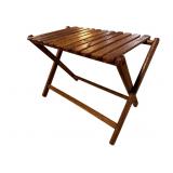 OAK TAKE ALONG FOLDING LUGGAGE RACK