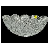 ANTIQUE ABP CUT CRYSTAL BOWL