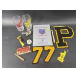 PITTSBURGH STEELERS FOOTBALL AND BASEBALL