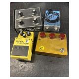 4 GUITAR EFFECTS PEDALS