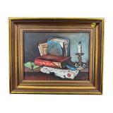 SIGNED OIL ON CANVAS