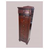 CHERRY 7 DRAWER TALL LINGERIE CHEST