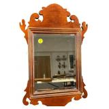 DOMINATIVE MAHOGANY CHIPPENDALE MIRROR