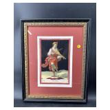 SORDINO HAND COLORED ENGRAVING PRINT