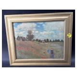 LES COQUELICOT BY CLAUDE MONET PRINT 13 WIDE 10.5