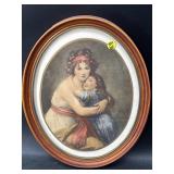 MOTHER DAUGHTER CAMEO PORTRAIT