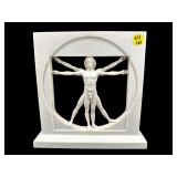 VERONESE DESIGN VITRUVIAN MAN SCULPTURE