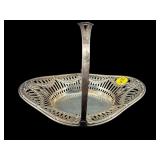 SOLID STERLING SILVER RETICULATED BASKET