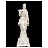 LARGE CHELSEA HOUSE ITALY CERAMIC SITTING FIGURE