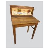 CHILDS DESK WITH ROLLING STORY