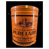 OPEN KETTLE PURE LARD WEIMER 50 LB BUCKET