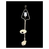 ORNATE METAL FLOOR LAMP