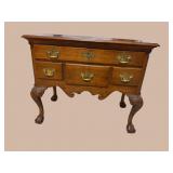 SOLID WALNUT CHIPPENDALE CUSTOM LOWBOY