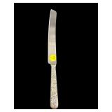 STERLING SILVER HANDLED LARGE CAKE KNIFE