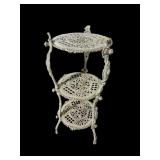 CAST IRON ORNATE 3 TIER PLANT STAND