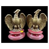 PR OF SEXTON USA CAST IRON EAGLE BOOKENDS