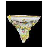 DRESDEN FLORAL PORCELAIN WALL SHELF