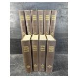 10 VOLUMES NATIONAL GEOGRAPHIC MAGAZINE EMBOSSED