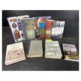 LOT OF 10 WAR AND HISTORY RELATED BOOKS