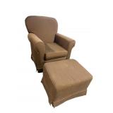 ROCKING CHAIR AND OTTOMAN